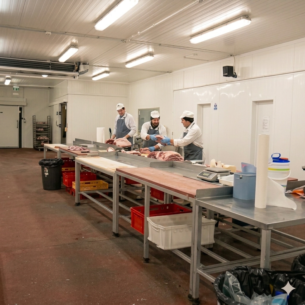 The Swandean team at work in the Worthing cutting room